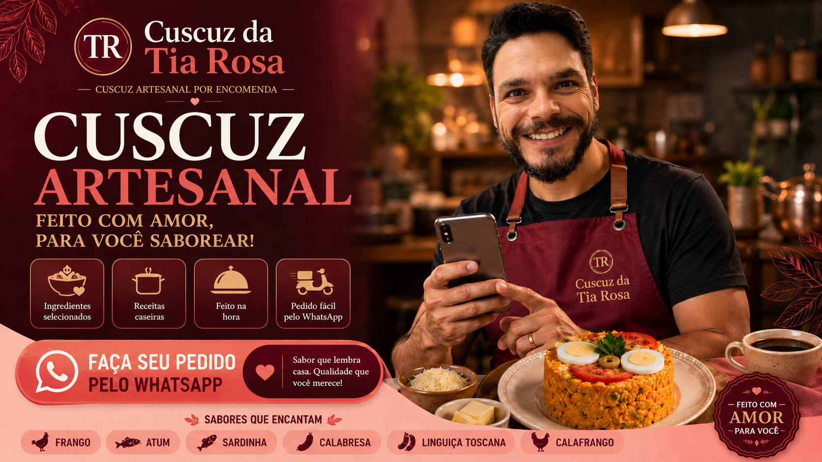 Visual da plataforma Cuscuz 360Link